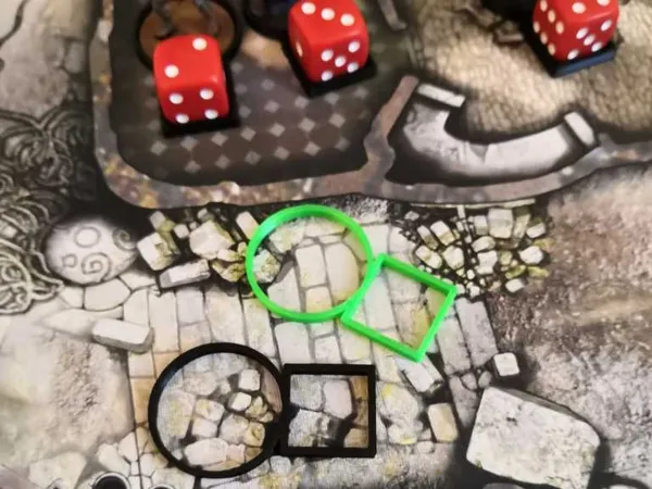 Jeton compteur de zombies pour Zombicide