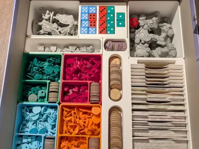Dark Ages - HRE and HoC Board Game Insert and Tray