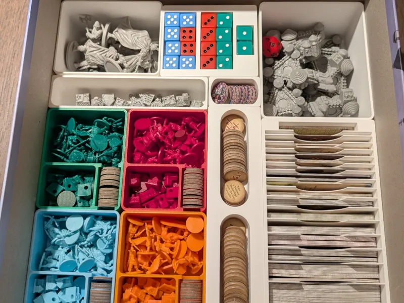 Dark Ages - HRE and HoC Board Game Insert and Tray