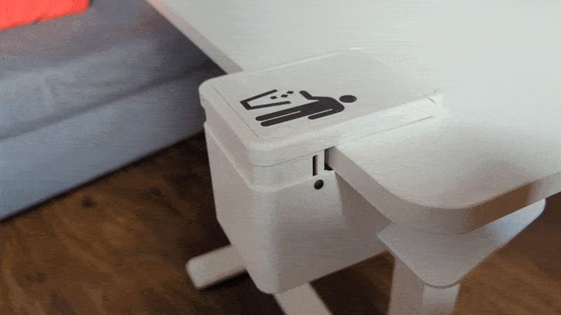 Desktop trash can (table waste bin)