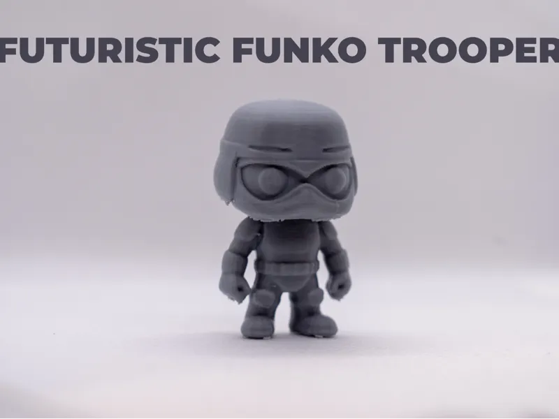Futuristic Funko Trooper - collectable