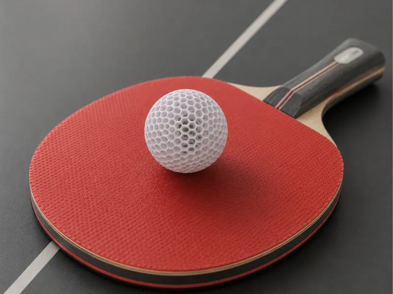 airless ping pong ball