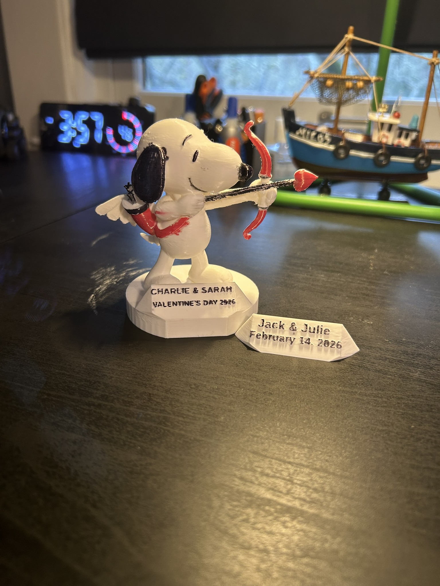 Miniatura 2 do modelo 3D Cupid Snoopy (Parametric)