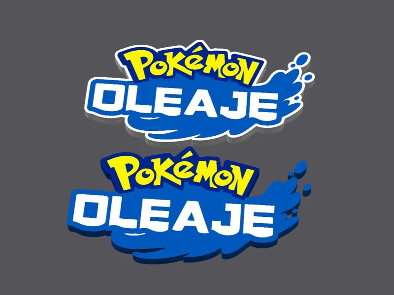 POKEMON OLEAJE CARTEL Y LLAVERO