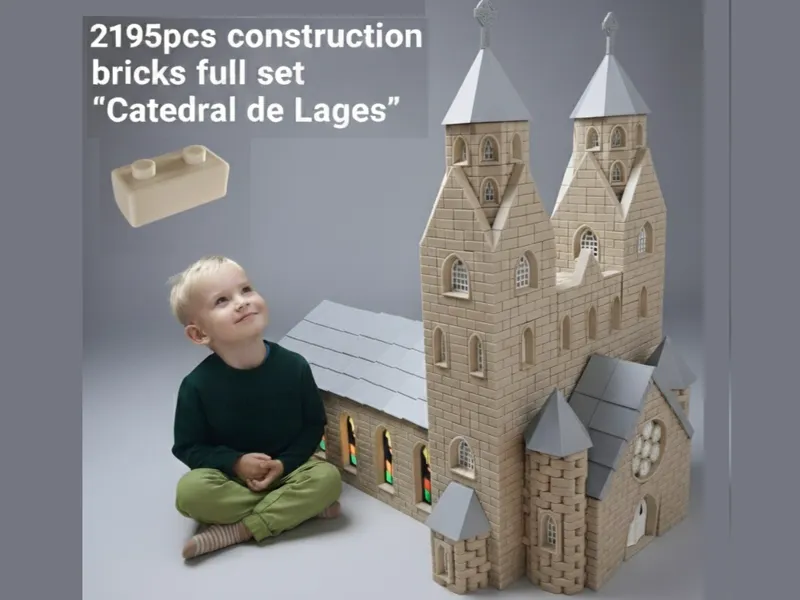 Catedral or Castle Blocks Bricks Build Your Dream