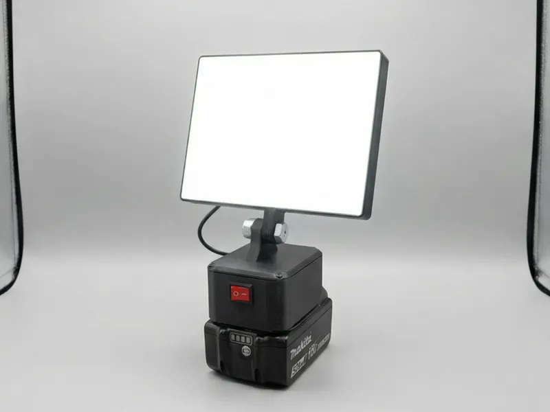 18V Construction lamp for a turquoise-tool brand
