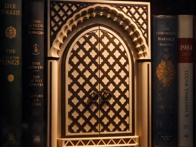 Moroccan door decor