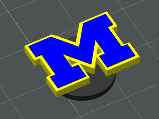 University of Michigan Jibbitz - Crocs Shoe Charm