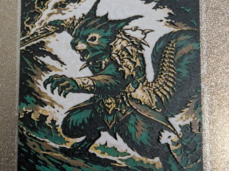 Squirrel General Inlay for MTG Boxes