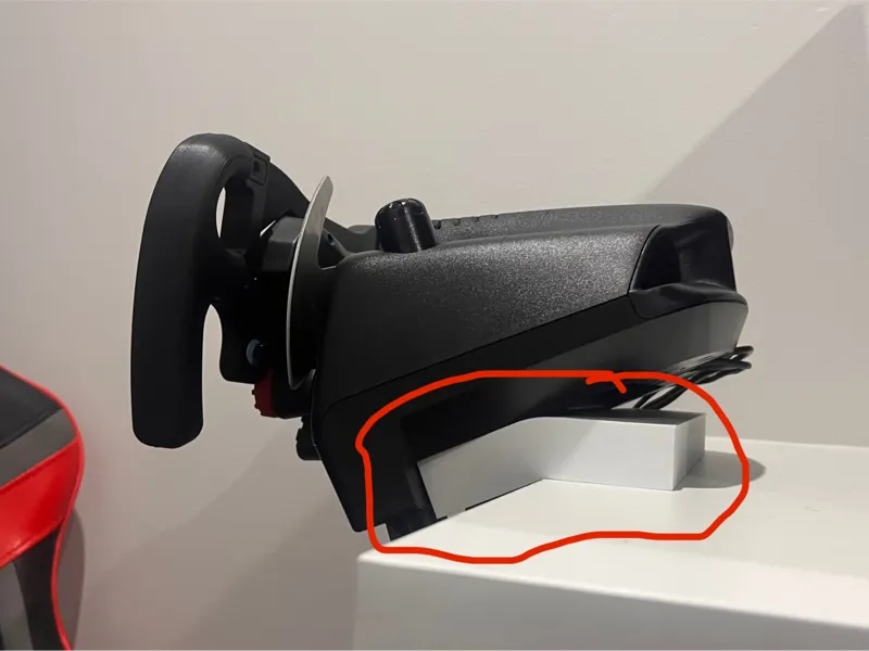 Logitech G25, 27, 29, 920, 923 wheel base mount