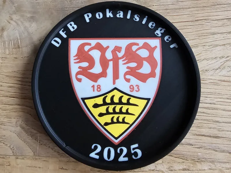 VFB Polalsieger 2025 Untersetzer