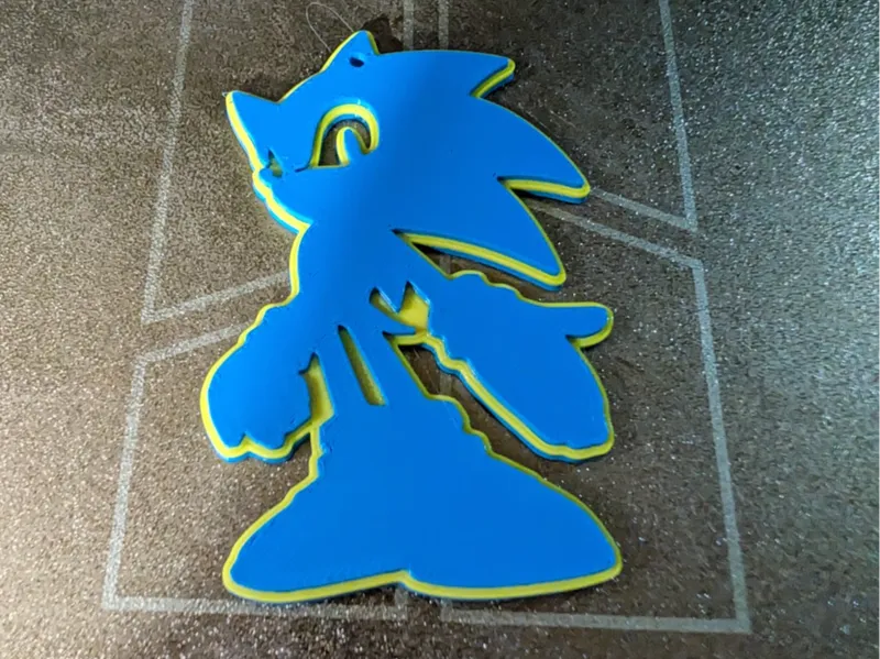 Sonic keychain