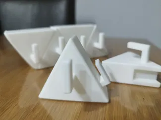 Modular keychain hanger