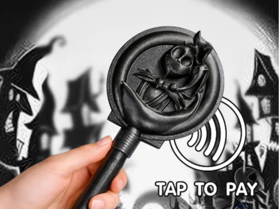 Nightmare Before Christmas tap to pay Wand