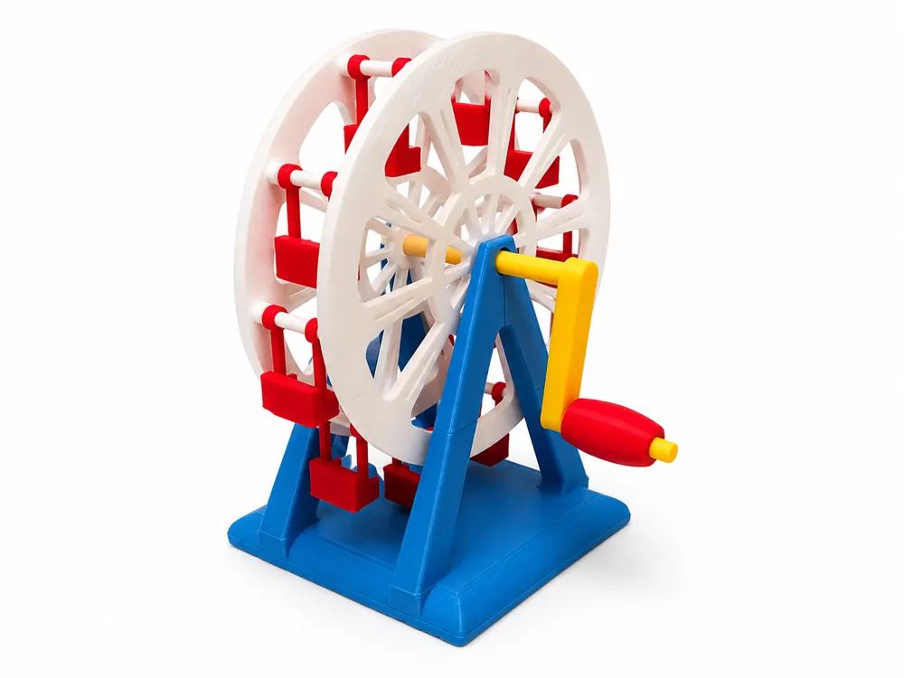 Letrero o emblema decorativo: Ferris Wheel [100% 3D PRINTED]. Referencia del modelo original.