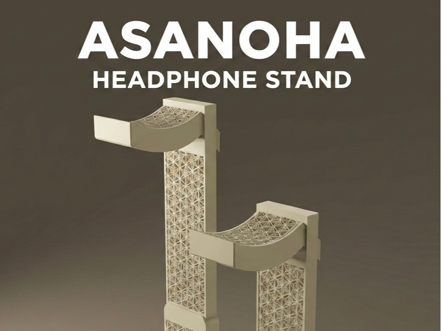 Asanoha Kumiko Headphone Stand 
