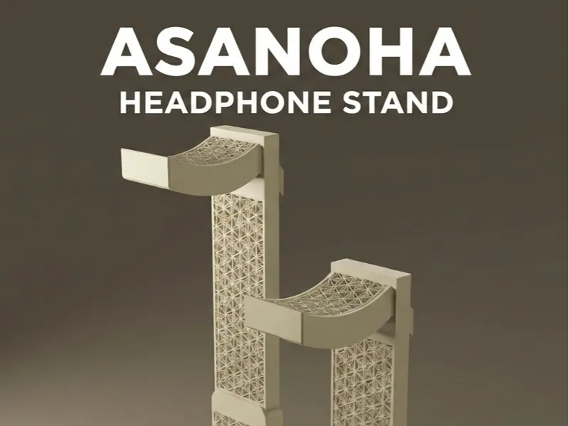 Asanoha Kumiko Headphone Stand 