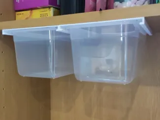 IKEA 365+ container under shelf slide