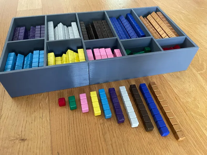 Montessori Math Set with Storage Box