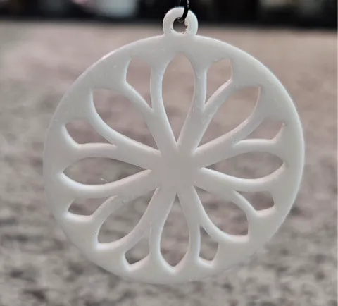 Flower Burst Hoop Earring