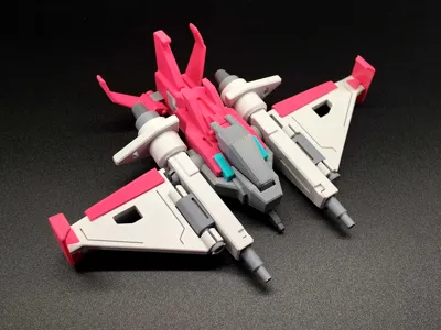 "Deep Reef Defense Fleet" Light Carrier-Based Fighter | Articulated Fighter | Openable Canopy | LEGO Compatible