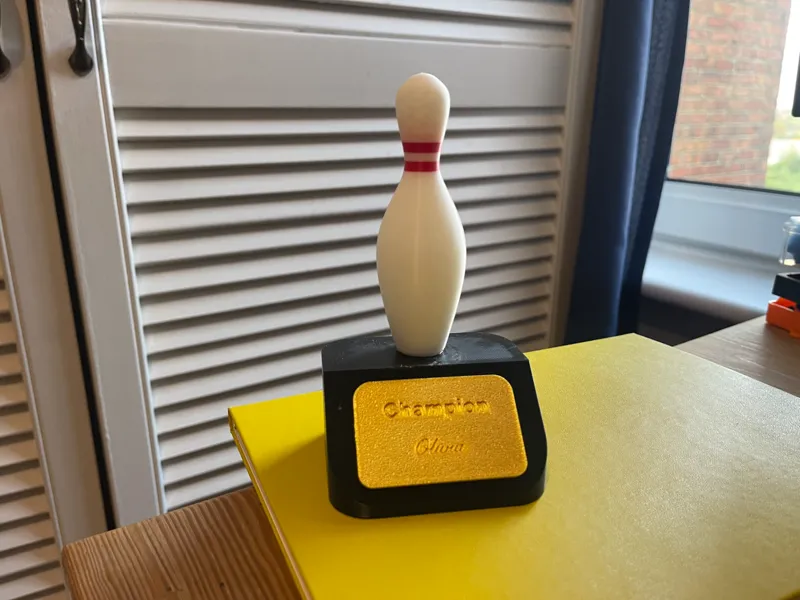 Bowling Pin Thropy