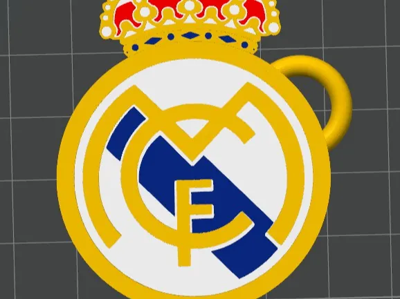 The Real Madrid Soccer Keychain