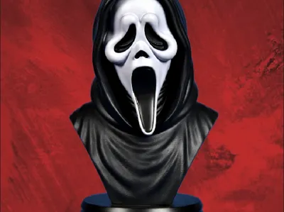 Ghost Face Bust 1100MM