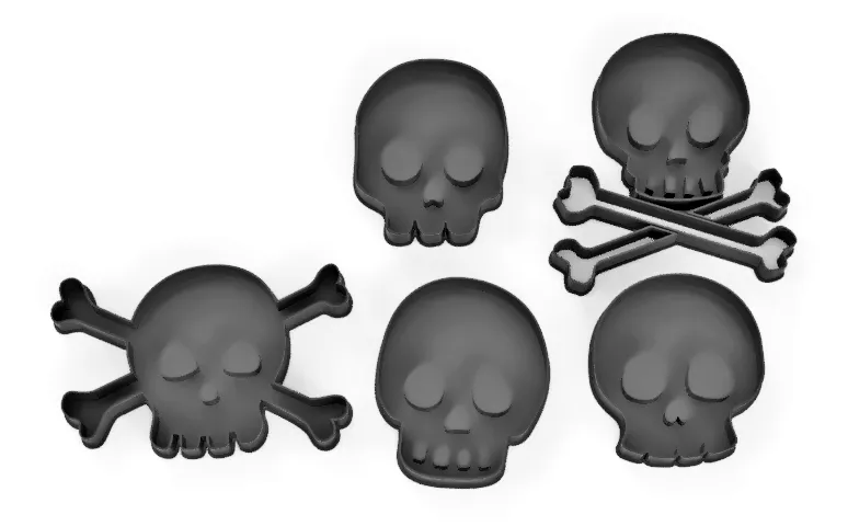 Skulls Cookie Cutters