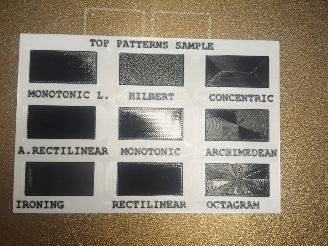TOP PATTERN TEST V2.0 - Free 3D Print Model - MakerWorld