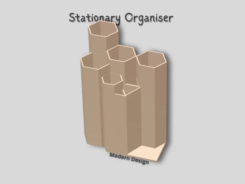 Simple Stationary Desk Organiser