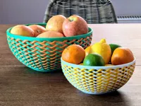 Woven Fruit Bowl - Single Colour