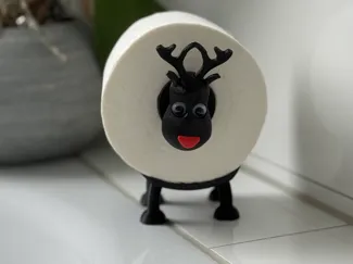 Rentier "Rudolph" Toilettenpapierhalter
