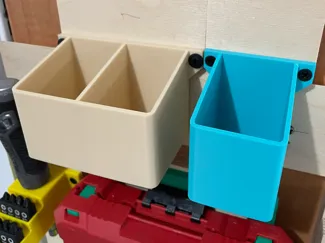 Customizable French Cleat Wall Organizer Bins