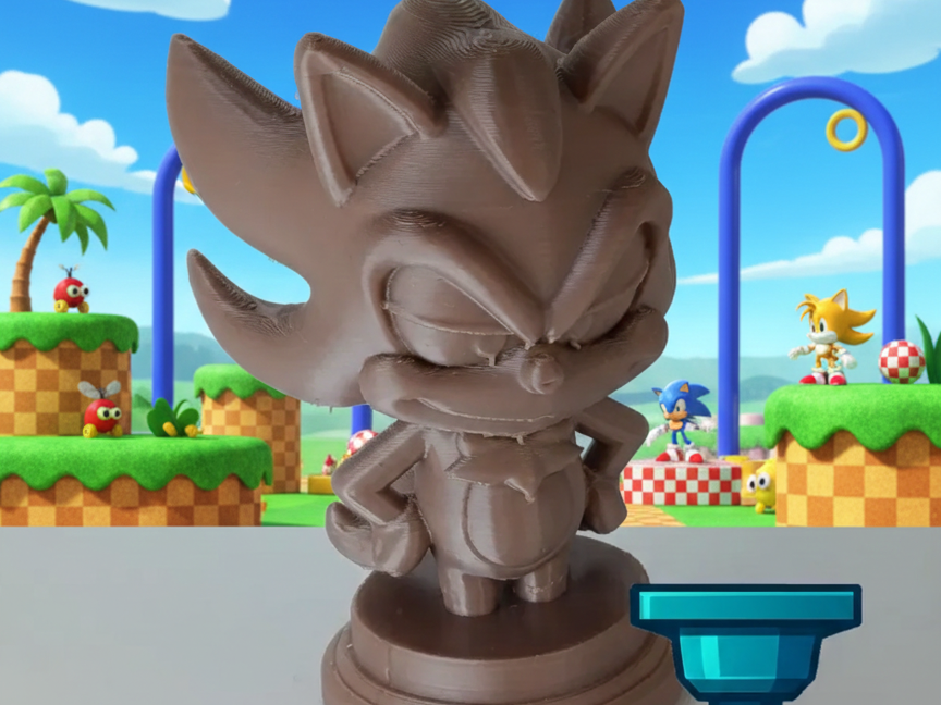 Shadow, l’ultime rival - Figurine 3D stylisée