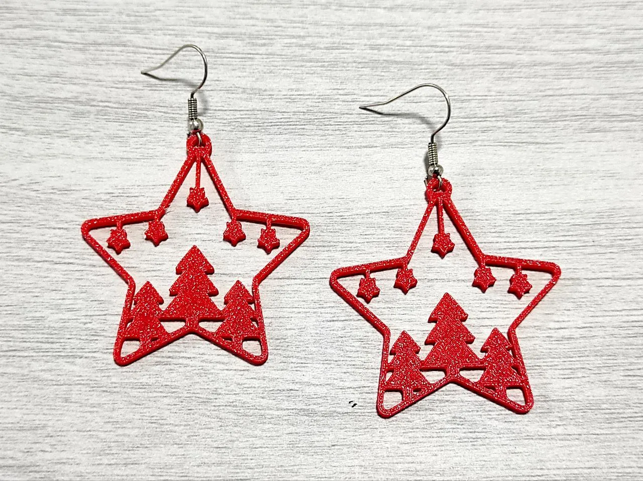 Christmas Starry Forest Earrings view 4