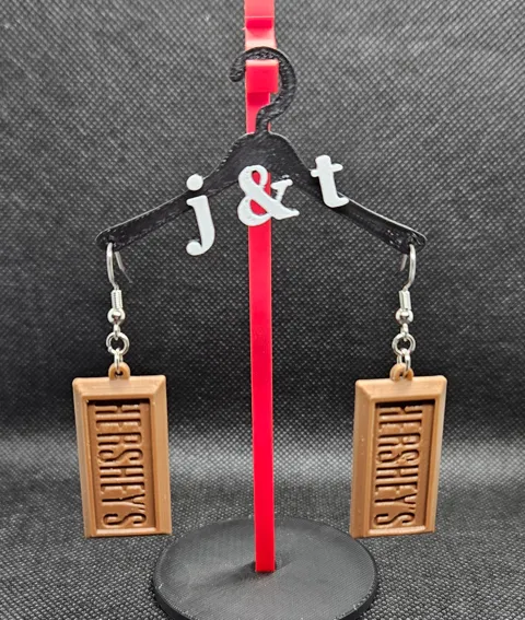 Hershey chocolate earrings
