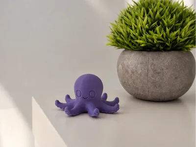 Cute Octopus Figurine - SingleColor