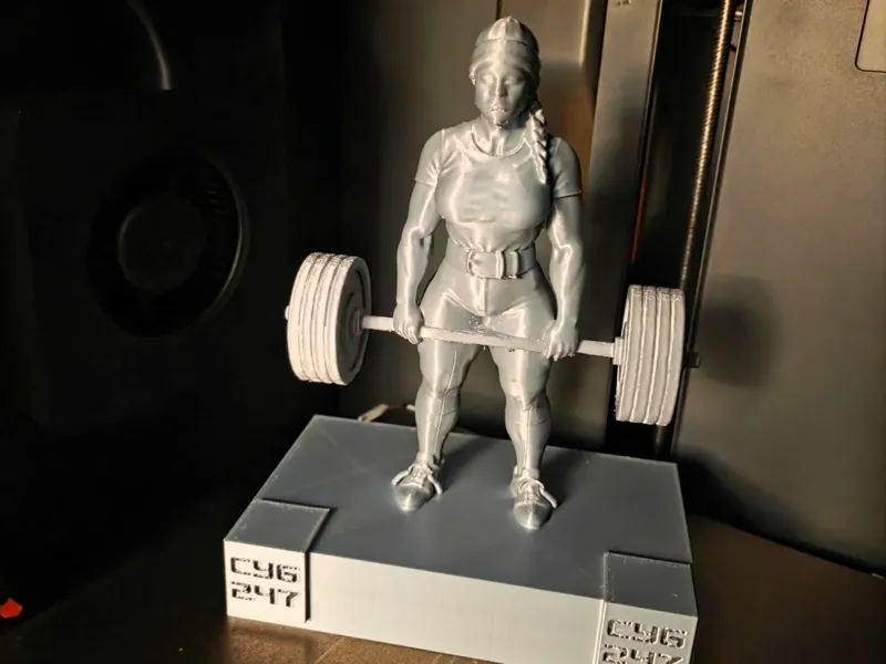deadlift woman Strong trophy 