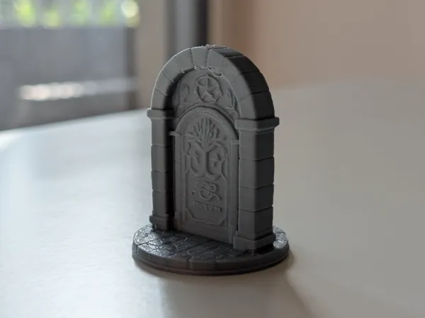 Portail runique enchanté - porte magique pour figurines