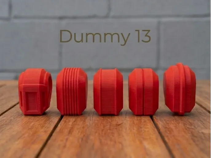 5 estilos de cabeza para Dummy 13