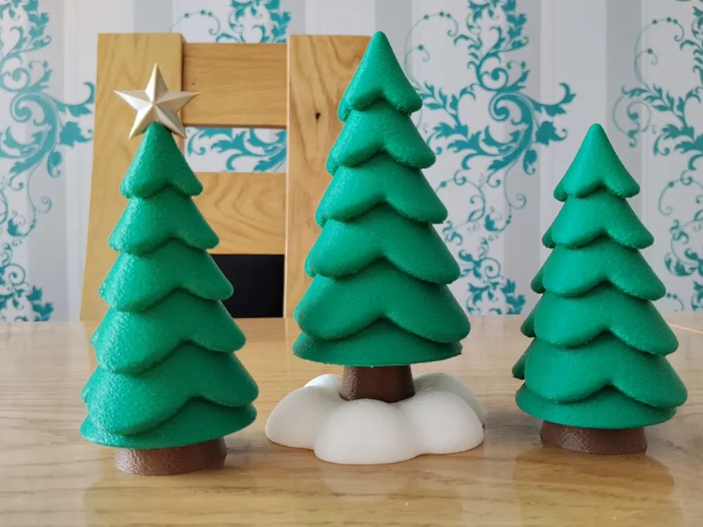 Modular Table Separate Modular Christmas Trees - Free 3D Print Model - MakerWorld