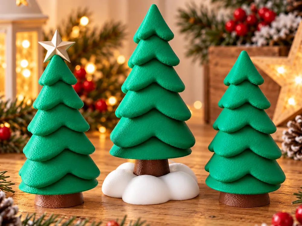 Modular Table Separate Modular Christmas Trees - Free 3D Print Model - MakerWorld