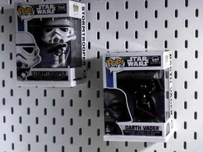 Funko Pop Display for Ikea Skadis Pegboard