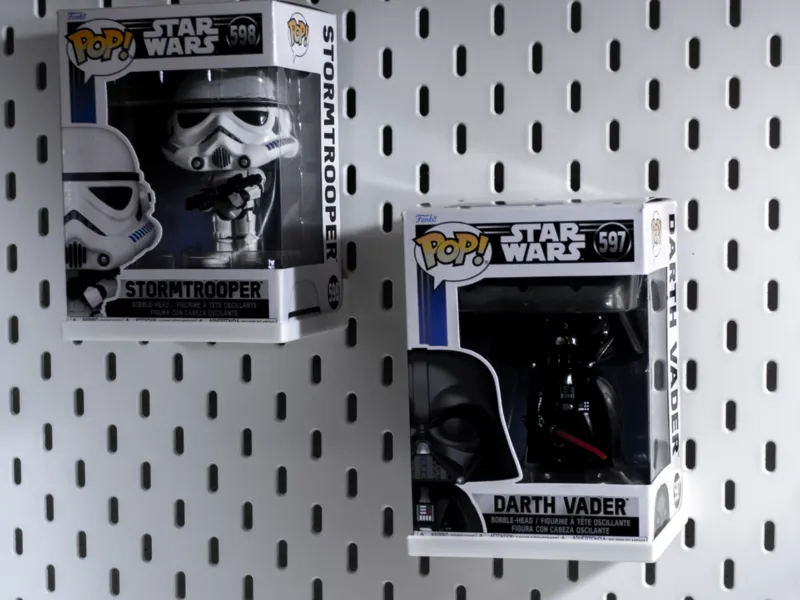Funko Pop Display for Ikea Skadis Pegboard 