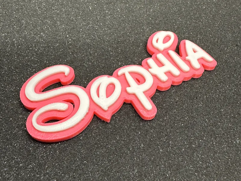 Sophia Namensschild