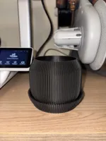 0.2mm layer, 2 walls, 15% infill Avec trou et soucoupe