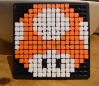 Mario Toad pixel model