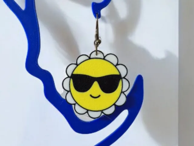 Sunny Smiles Multicolor Earrings