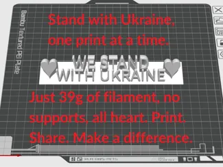 Print for Freedom: We Stand With Ukraine All Heart